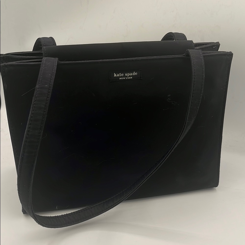 Kate Spade Black Shoulder Bag with Structured Design